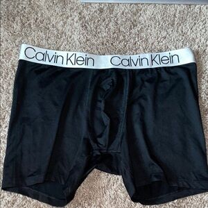 Gently worn Calvin Klein Black Boxer Briefs with Logo Waistband size large